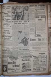 Página do jornal Correio do Ceará de fevereiro de 1941