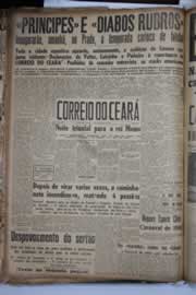 Página do jornal Correio do Ceará de fevereiro de 1941