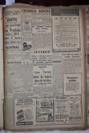 Página do jornal Correio do Ceará de fevereiro de 1941