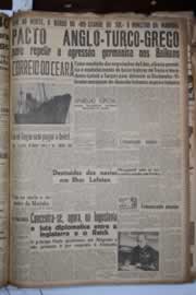 Página do jornal Correio do Ceará de março de 1941