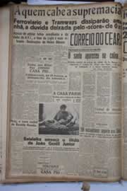 Página do jornal Correio do Ceará de março de 1941