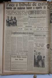 Página do jornal Correio do Ceará de março de 1941