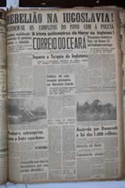 Página do jornal Correio do Ceará de março de 1941