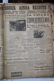 Página do jornal Correio do Ceará de abril de 1941