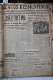 Página do jornal Correio do Ceará de abril de 1941