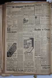 Página do jornal Correio do Ceará de abril de 1941