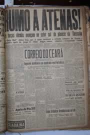 Página do jornal Correio do Ceará de abril de 1941