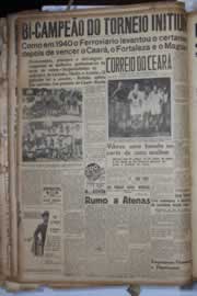 Página do jornal Correio do Ceará de abril de 1941