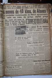 Página do jornal Correio do Ceará de abril de 1941