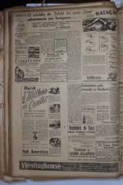 Página do jornal Correio do Ceará de abril de 1941