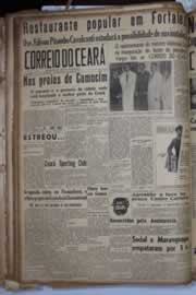 Página do jornal Correio do Ceará de abril de 1941