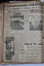 Página do jornal Correio do Ceará de maio de 1941
