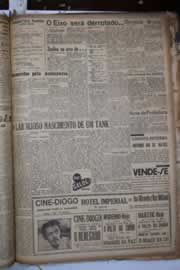 Página do jornal Correio do Ceará de maio de 1941
