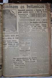 Página do jornal Correio do Ceará de maio de 1941