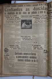 Página do jornal Correio do Ceará de maio de 1941