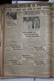 Página do jornal Correio do Ceará de maio de 1941