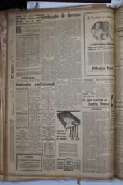 Página do jornal Correio do Ceará de maio de 1941