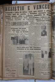 Página do jornal Correio do Ceará de maio de 1941