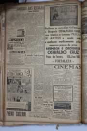Página do jornal Correio do Ceará de maio de 1941