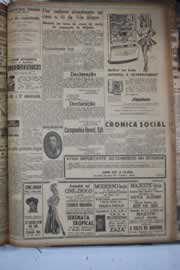 Página do jornal Correio do Ceará de maio de 1941