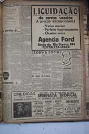 Página do jornal Correio do Ceará de junho de 1941