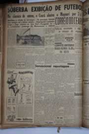 Página do jornal Correio do Ceará de junho de 1941
