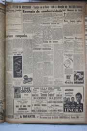 Página do jornal Correio do Ceará de junho de 1941