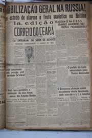 Página do jornal Correio do Ceará de junho de 1941