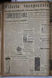 Página do jornal Correio do Ceará de junho de 1941