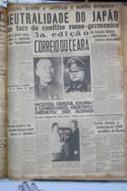 Página do jornal Correio do Ceará de junho de 1941