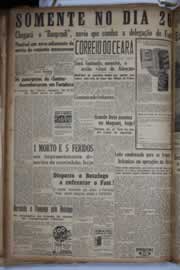 Página do jornal Correio do Ceará de junho de 1941