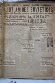 Página do jornal Correio do Ceará de junho de 1941