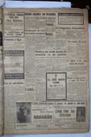 Página do jornal Correio do Ceará de julho de 1941
