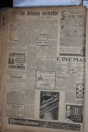 Página do jornal Correio do Ceará de julho de 1941