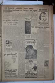 Página do jornal Correio do Ceará de julho de 1941