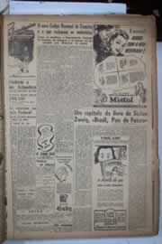 Página do jornal Correio do Ceará de julho de 1941