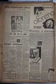 Página do jornal Correio do Ceará de julho de 1941