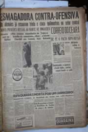 Página do jornal Correio do Ceará de julho de 1941