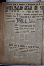 Página do jornal Correio do Ceará de julho de 1941