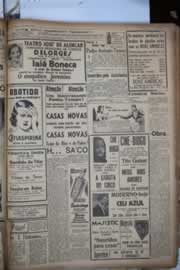 Página do jornal Correio do Ceará de julho de 1941