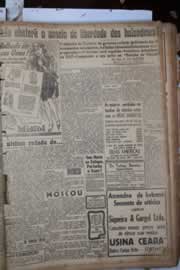 Página do jornal Correio do Ceará de julho de 1941