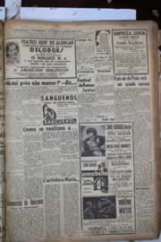 Página do jornal Correio do Ceará de julho de 1941