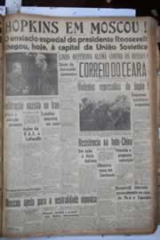 Página do jornal Correio do Ceará de julho de 1941