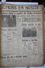 Página do jornal Correio do Ceará de julho de 1941