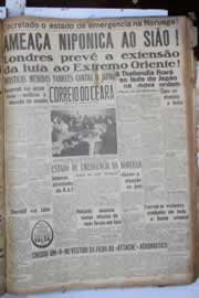 Página do jornal Correio do Ceará de agosto de 1941
