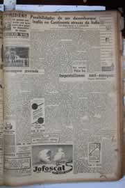 Página do jornal Correio do Ceará de agosto de 1941