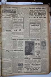 Página do jornal Correio do Ceará de agosto de 1941