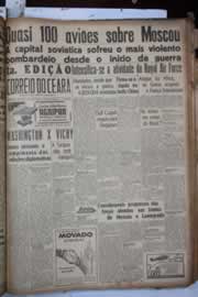 Página do jornal Correio do Ceará de agosto de 1941
