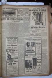 Página do jornal Correio do Ceará de agosto de 1941