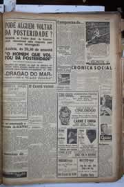 Página do jornal Correio do Ceará de agosto de 1941